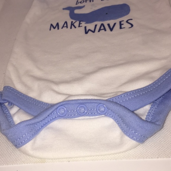 Kyle & Deena Infant Boys Summer Romper Outfit Size 0-3M Whale Theme - Picture 3 of 9